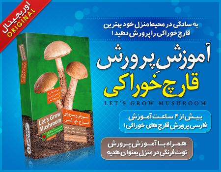 آموزش پرورش قارچ به زبان فارسی